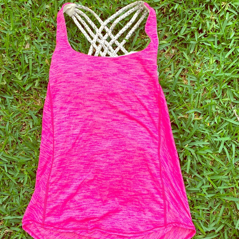 Lululemon Studio pink tank medium support B/C cup